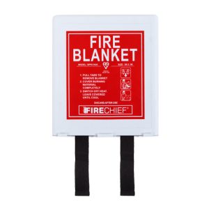 Firechief White Pod Fire Blanket 1x1m
